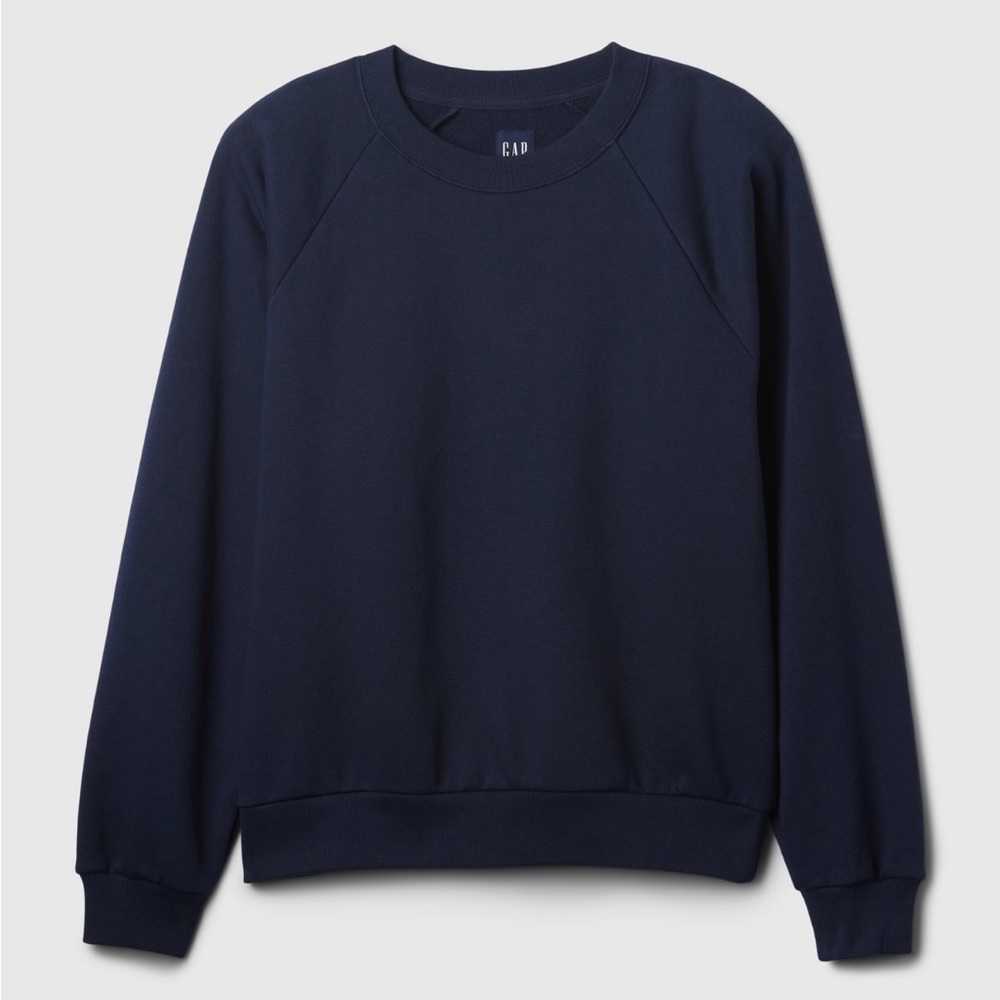 Gap Navy Blue Oversized Basic Cotton Sweatshirt C… - image 1